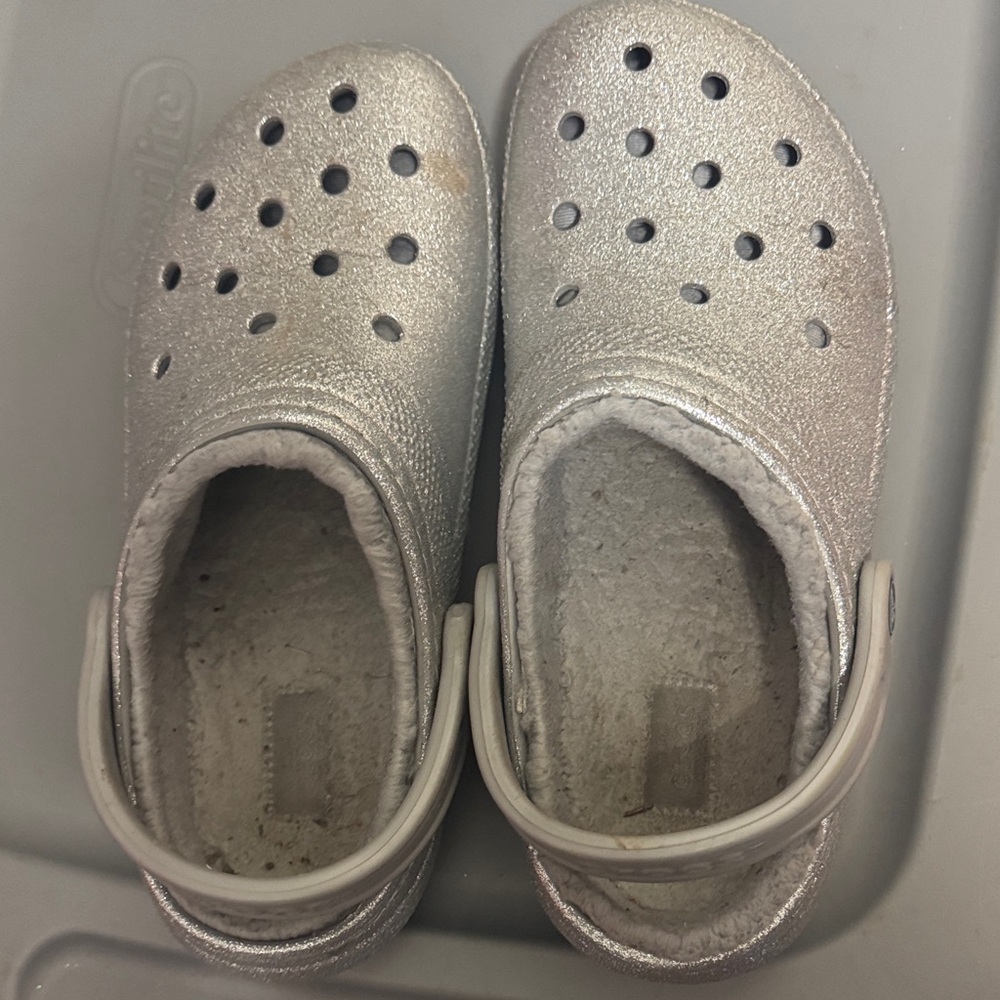 CROCS Women's Silver Flats